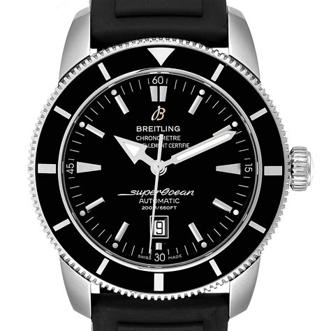 breitling superocean heritage chrono 46 black dial men's watch a13320|breitling heritage watch.